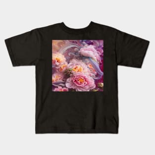 Flowing Flowers 9 Kids T-Shirt